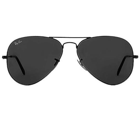RAY BAN total black aviators ?️